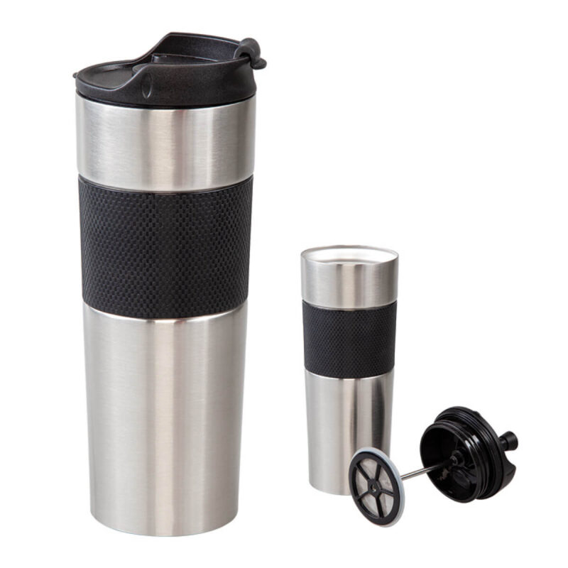 6125 french press Çelik termos 450ml